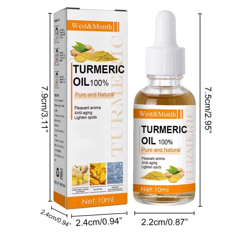 زيت الكركم للوجه 10 مل للعناية بالبشرة – Turmeric Oil 100% Pure and Natural