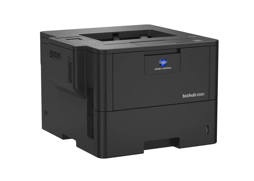 فخامة الأسود Konica Minolta bizhub 5000i – ليزر أبيض وأسود – دوبلكس – Network + Wi-Fi
