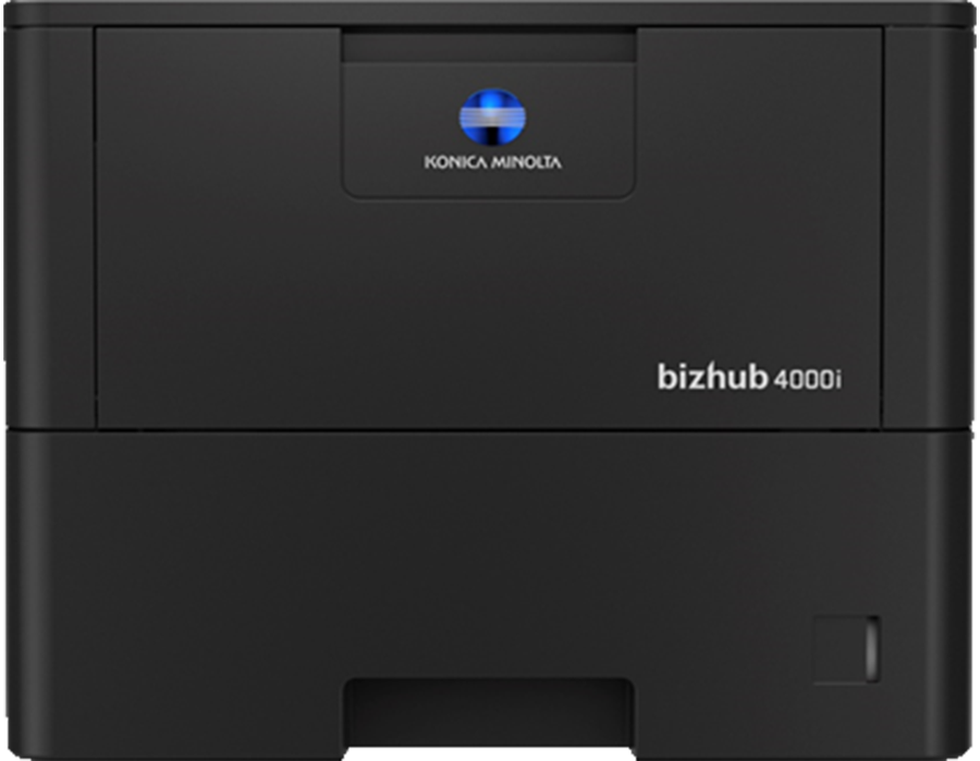 القوة والشياكة Konica Minolta bizhub 4000i – ليزر أبيض وأسود – دوبلكس – Network + Wi-Fi