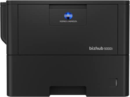 فخامة الأسود Konica Minolta bizhub 5000i – ليزر أبيض وأسود – دوبلكس – Network + Wi-Fi