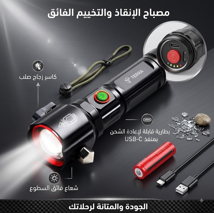 hand flashlight-كشاف يد 