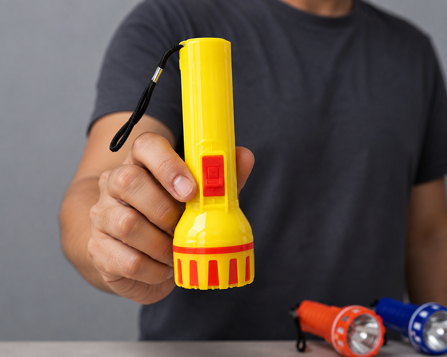  Flashlight Keychain|سلسلة مفاتيح على شكل مصباح يدوي