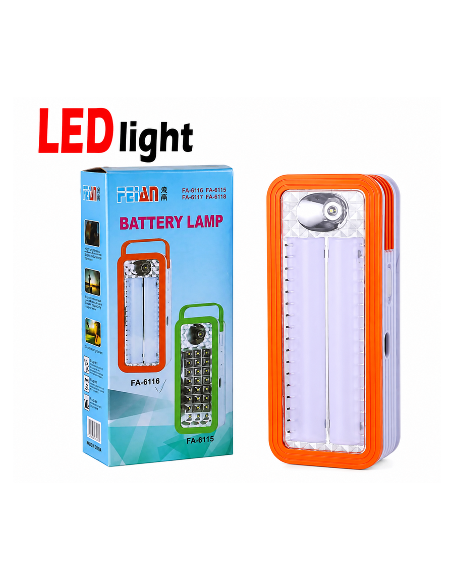 Battery powered flashlight 3 operating modes FA-6116|مصباح يدوي يعمل بالبطارية بثلاثة أوضاع تشغيل FA-6116|
