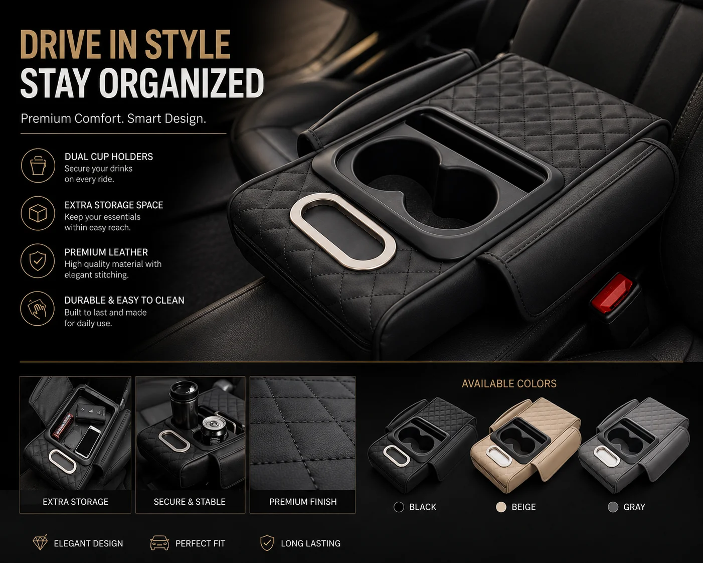 Car 4*1Armrest Organizer-KAREST