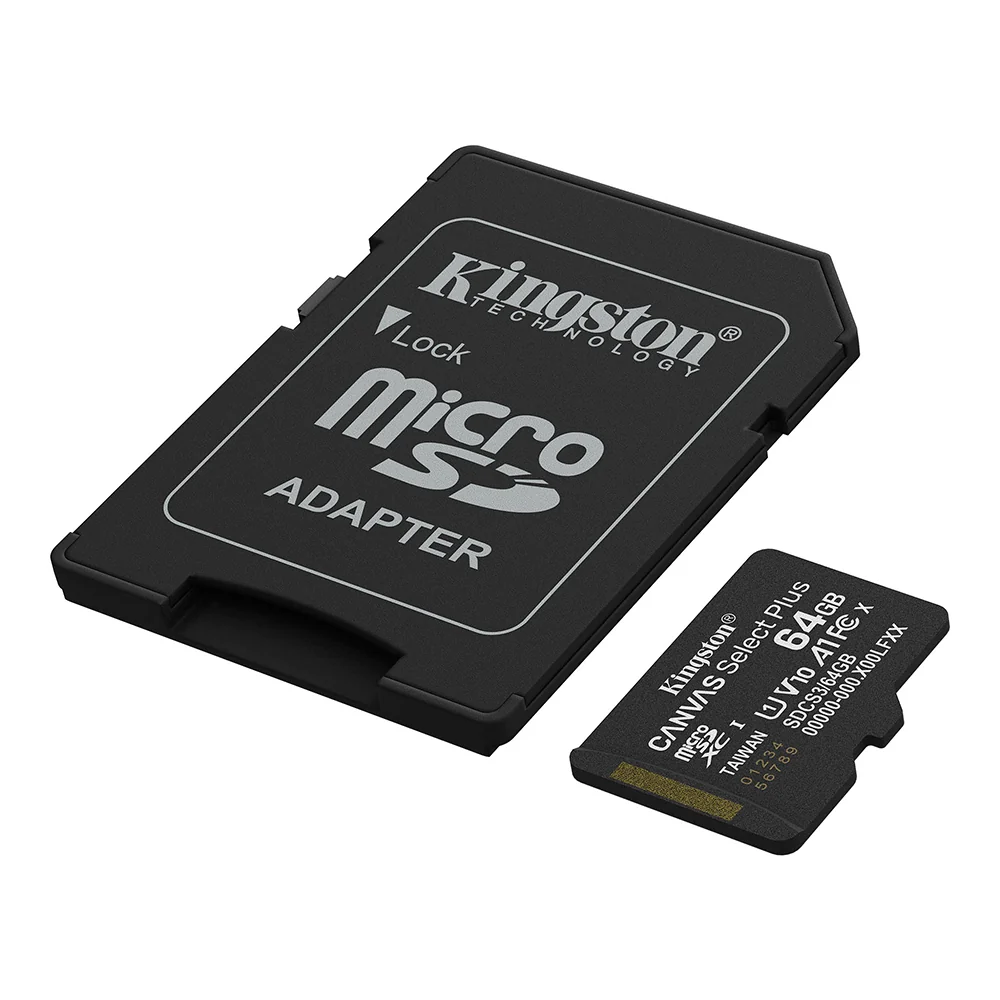 بطاقة ذاكرة كينجستون 64 جيجابايت- KingStone Memory Card 64GB (ضمان 12 شهر)