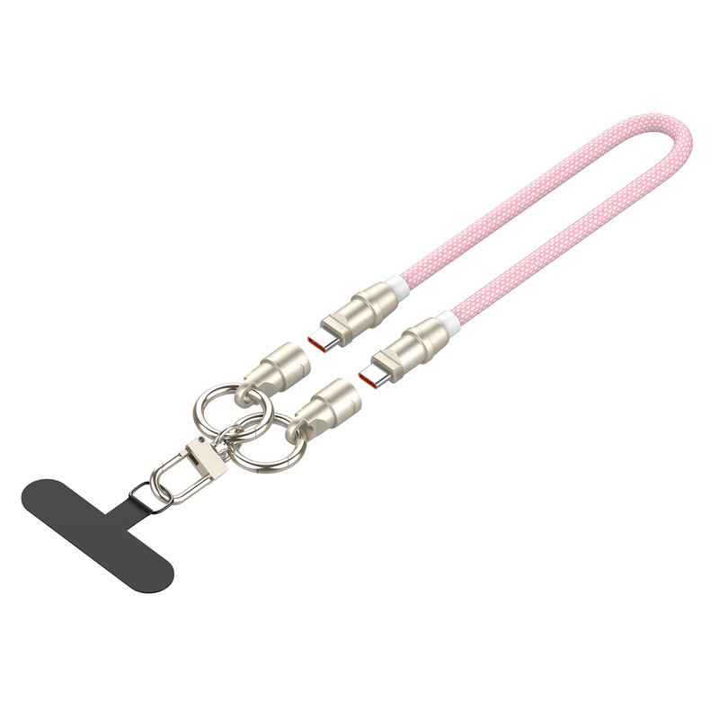 لادنيو فاست تشارجر كابل تايب سي - تو - تايب سي 2 في 1 - LDNIO Fast Charging CABLE TYPE-C TO TYPE-C (65W) 2 in 1 - LC22C 30CM