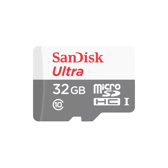 بطاقة ذاكرة سانديسك ألترا سعة 32 جيجابايت- SanDisk Ultra MEMORY CARD 32GB (ضمان 12 شهر)