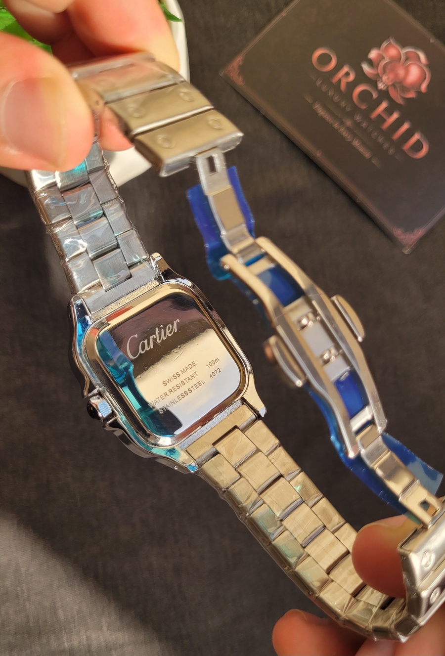 Cartier Santos black
