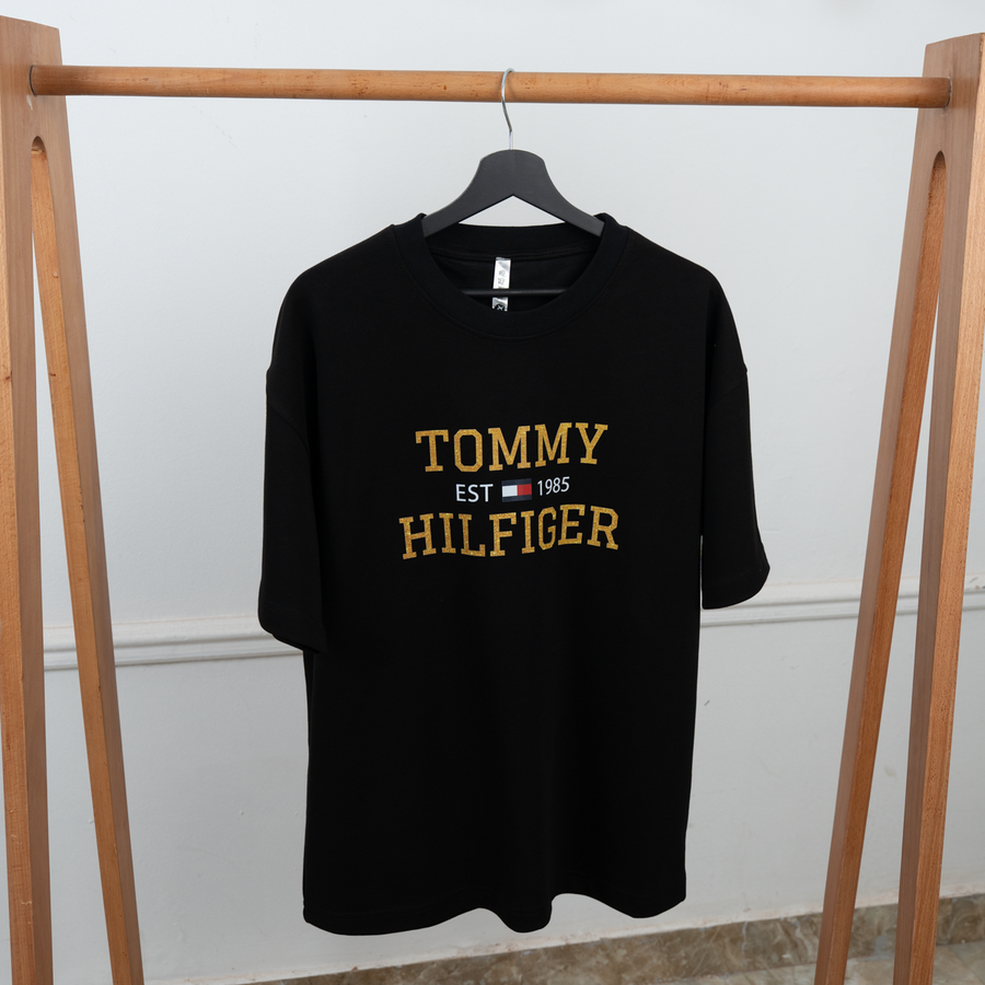 تيشرت TOMMY NP20 انترلوك قطن أوفر سايز | Unisex
