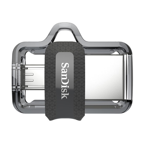 فلاشة سانديسك مزدوجة المنفذ مايكرو 128 جيجابايت - SanDisk dual drive MICRO 128GB