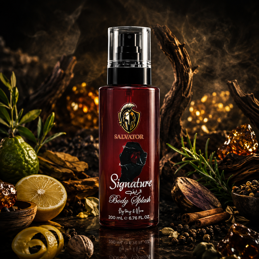 Signature Body Splash for Men 200ML – بادي سبلاش رجالي برائحة فخمة ودافئة وجذابة