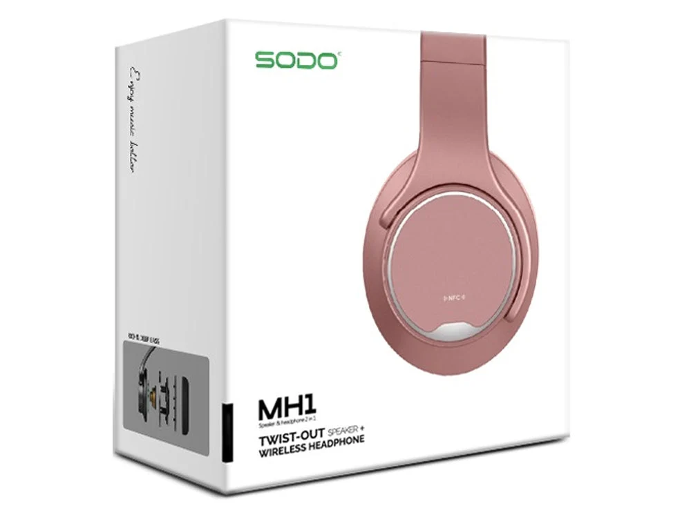SODO Twist Out Loud Speaker Bluetooth Headphone MH1