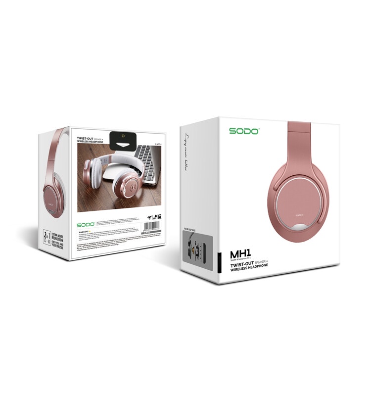 SODO Twist Out Loud Speaker Bluetooth Headphone MH1