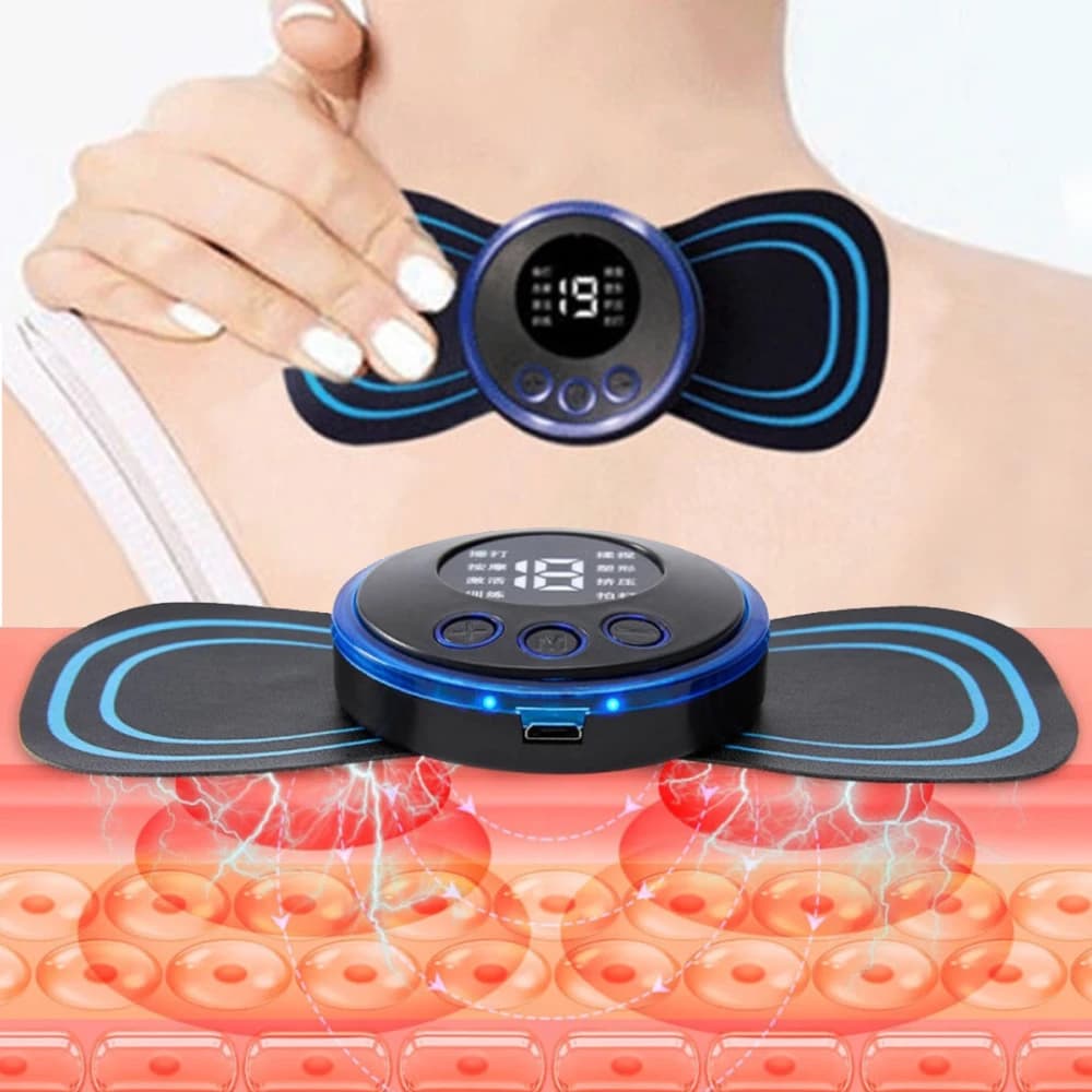 جهاز تدليك EMS كهربائي متعدد الوظائف بشاشة LCD – LCD Display Electric EMS Massager