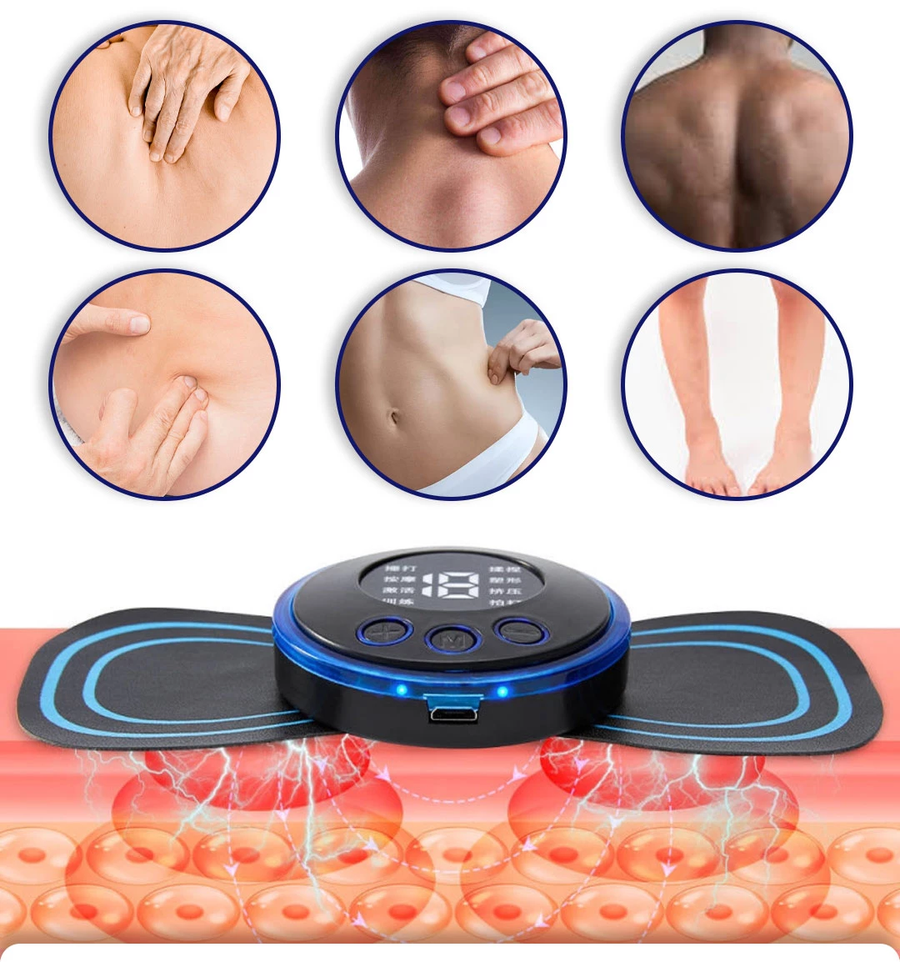 جهاز تدليك EMS كهربائي متعدد الوظائف بشاشة LCD – LCD Display Electric EMS Massager
