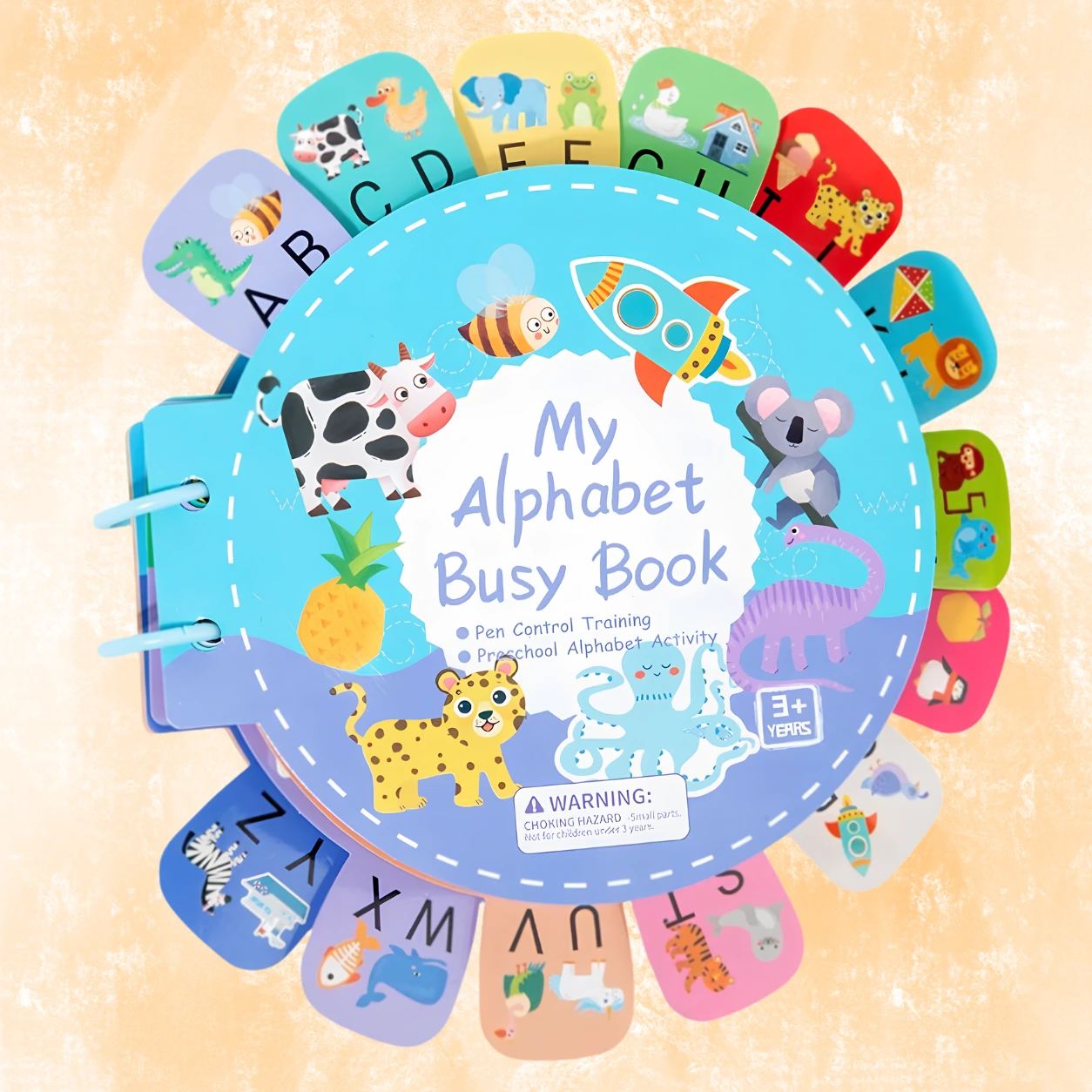 كتاب الحروف الإنجليزية التفاعلي | My Alphabet Interactive Busy Book