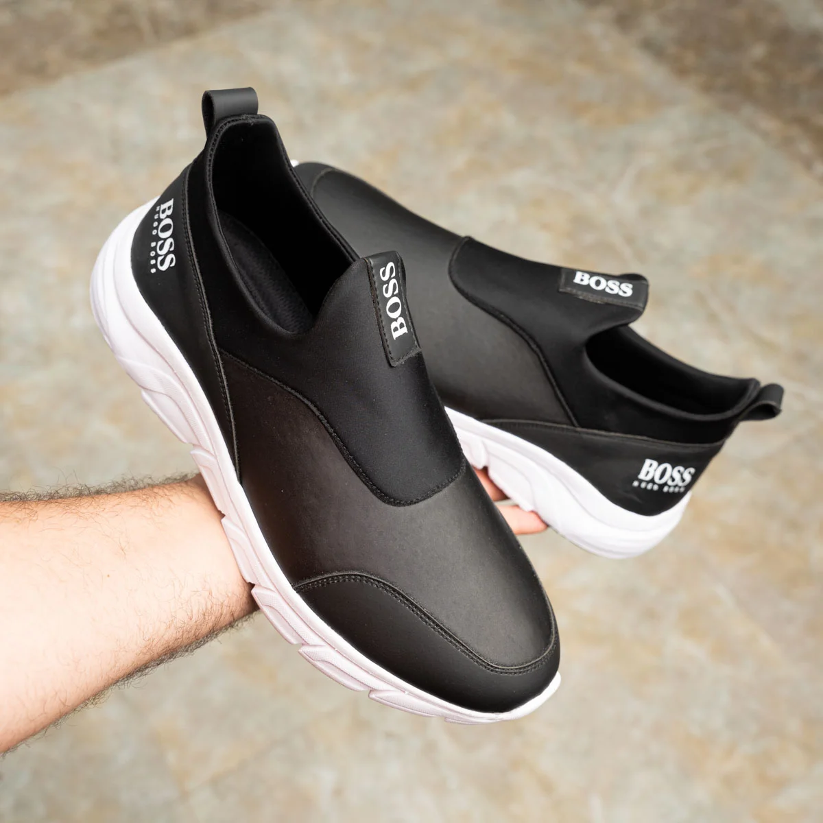 Men's BOSS Casual Slip-On Shoes-KSV46