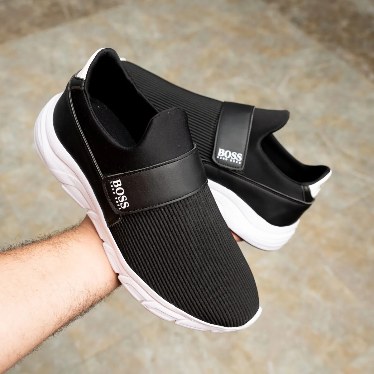 Men's BOSS Casual Slip-On Shoes-KSV45
