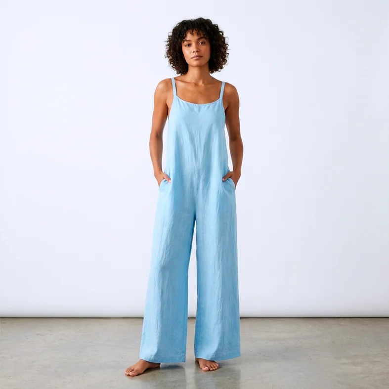 French Linen Salopette
