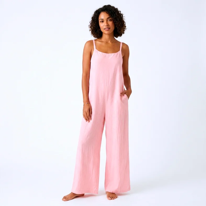 French Linen Salopette