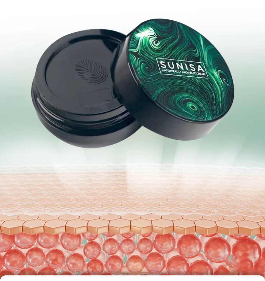 كريم سونيسا لتغذية وترطيب البشرة مع تغطية خفيفة – Sunisa Head Air Cushion CC