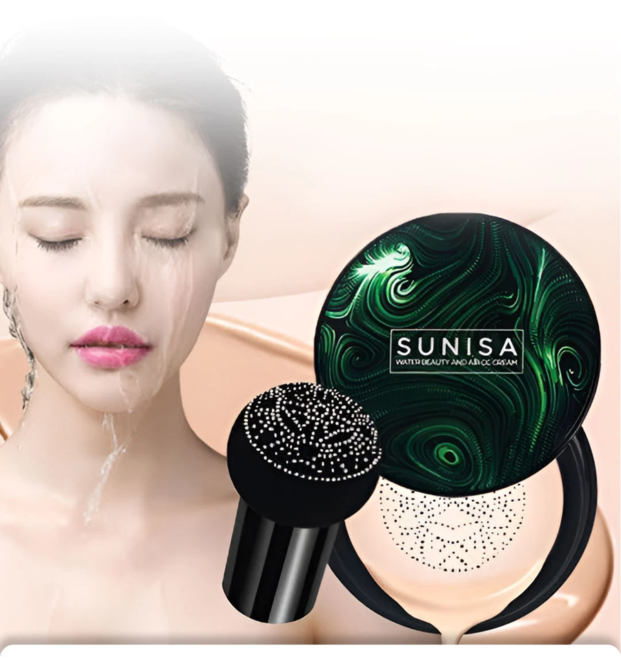 كريم سونيسا لتغذية وترطيب البشرة مع تغطية خفيفة – Sunisa Head Air Cushion CC