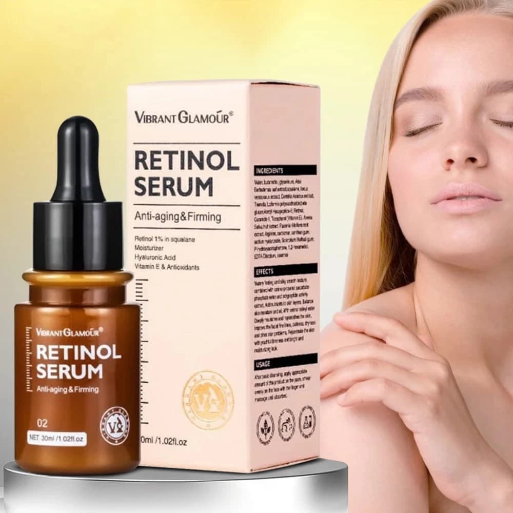 سيروم فيبرانت جلامور بالريتينول للعناية بالبشرة ومظهر التجاعيد – Vibrant Glamour Retinol Serum Anti Aging & Firming