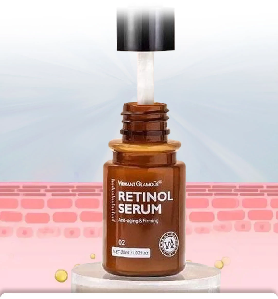 سيروم فيبرانت جلامور بالريتينول للعناية بالبشرة ومظهر التجاعيد – Vibrant Glamour Retinol Serum Anti Aging & Firming
