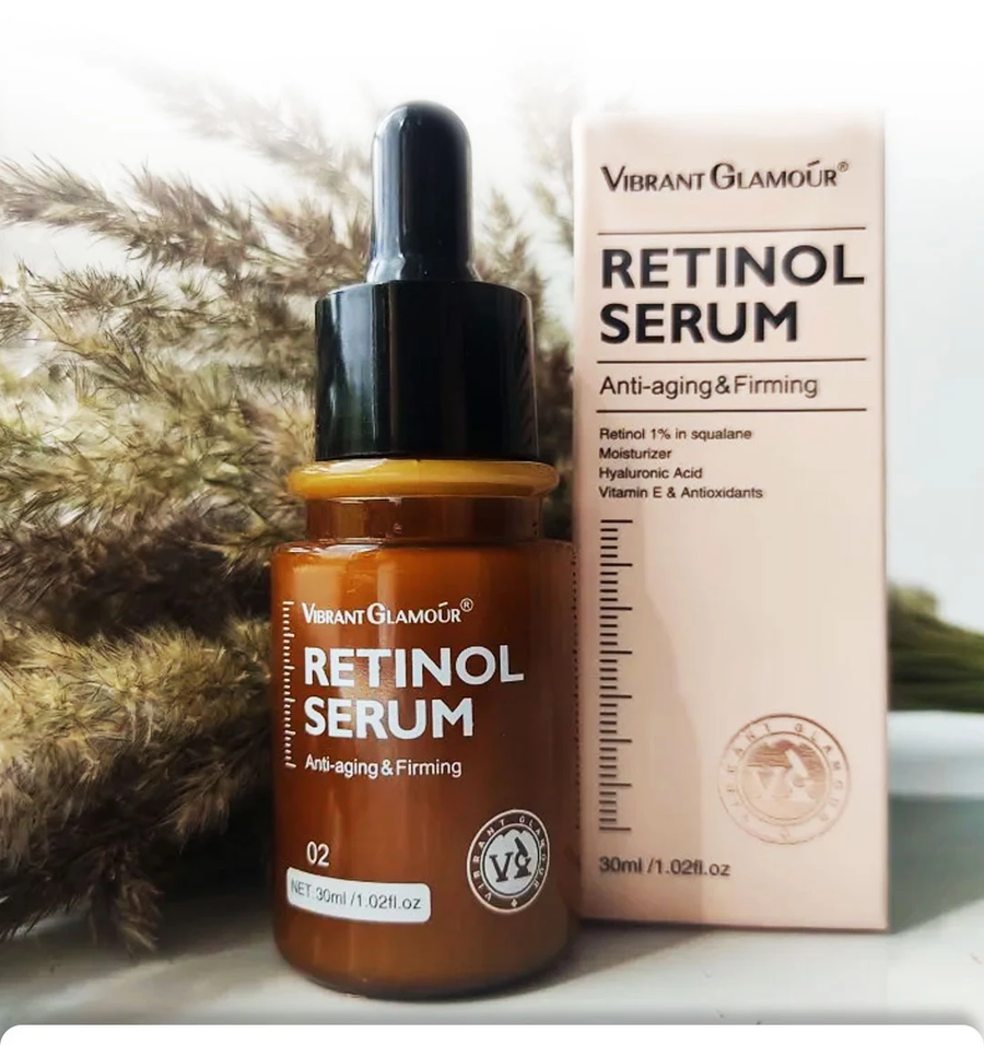 سيروم فيبرانت جلامور بالريتينول للعناية بالبشرة ومظهر التجاعيد – Vibrant Glamour Retinol Serum Anti Aging & Firming