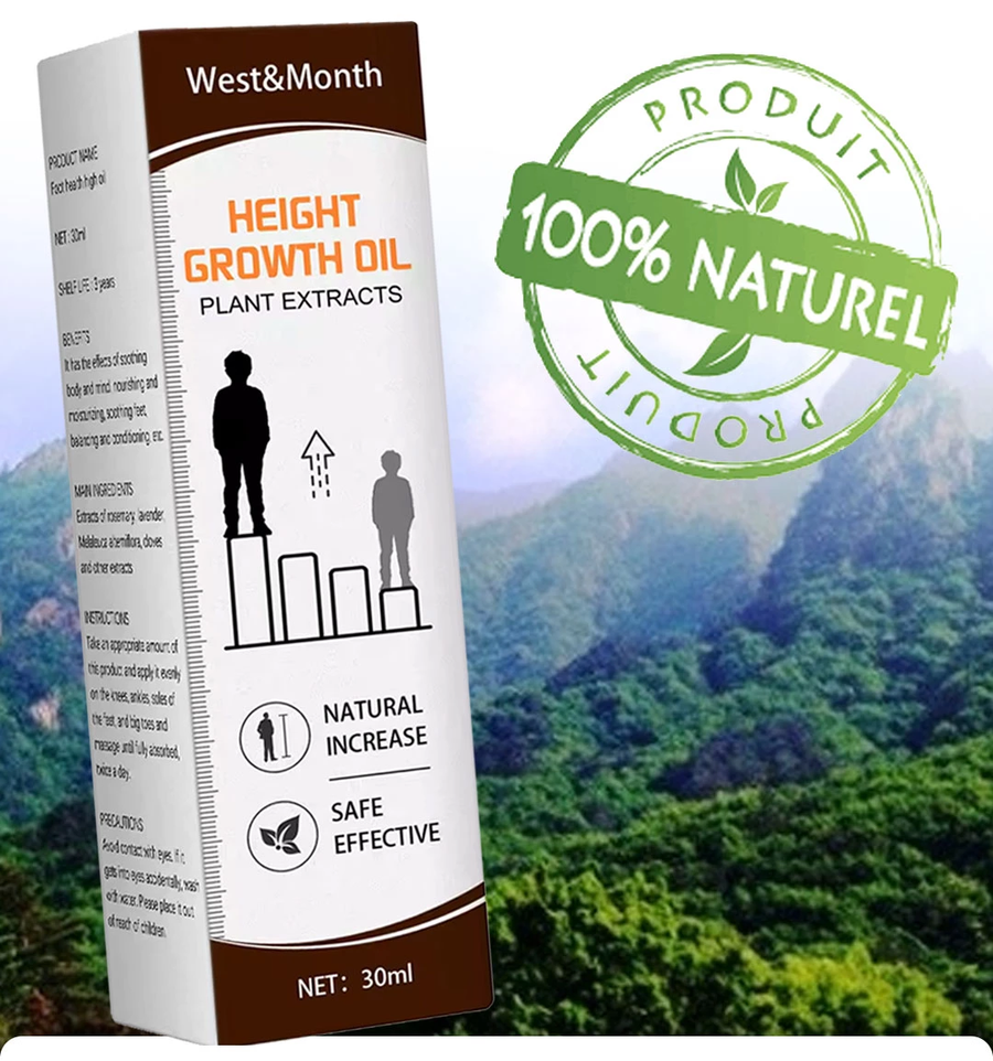زيت عطري للعناية بالقدمين والاسترخاء قبل النوم – Height Boost Essential Oil