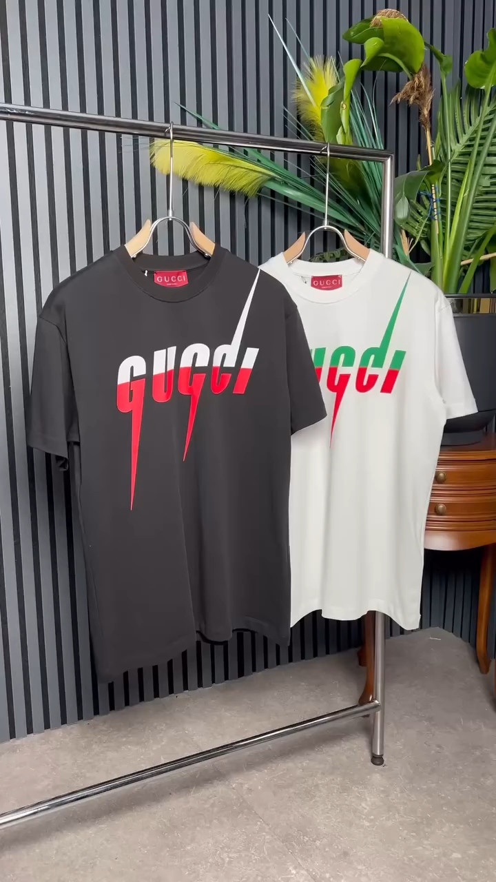 تيشرت GUCCI أنترلوك قطن 100% | Oversized Unisex