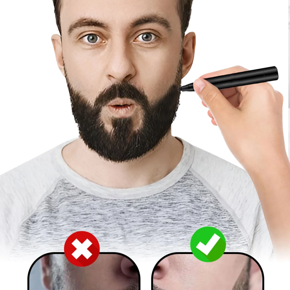 قلم اللحية السحري لتحديد وملء فراغات اللحية والشارب والحواجب – Beard Pen