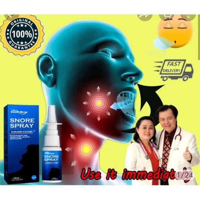 بخاخ مضاد للشخير للاستخدام قبل النوم – SNORING SPRAY