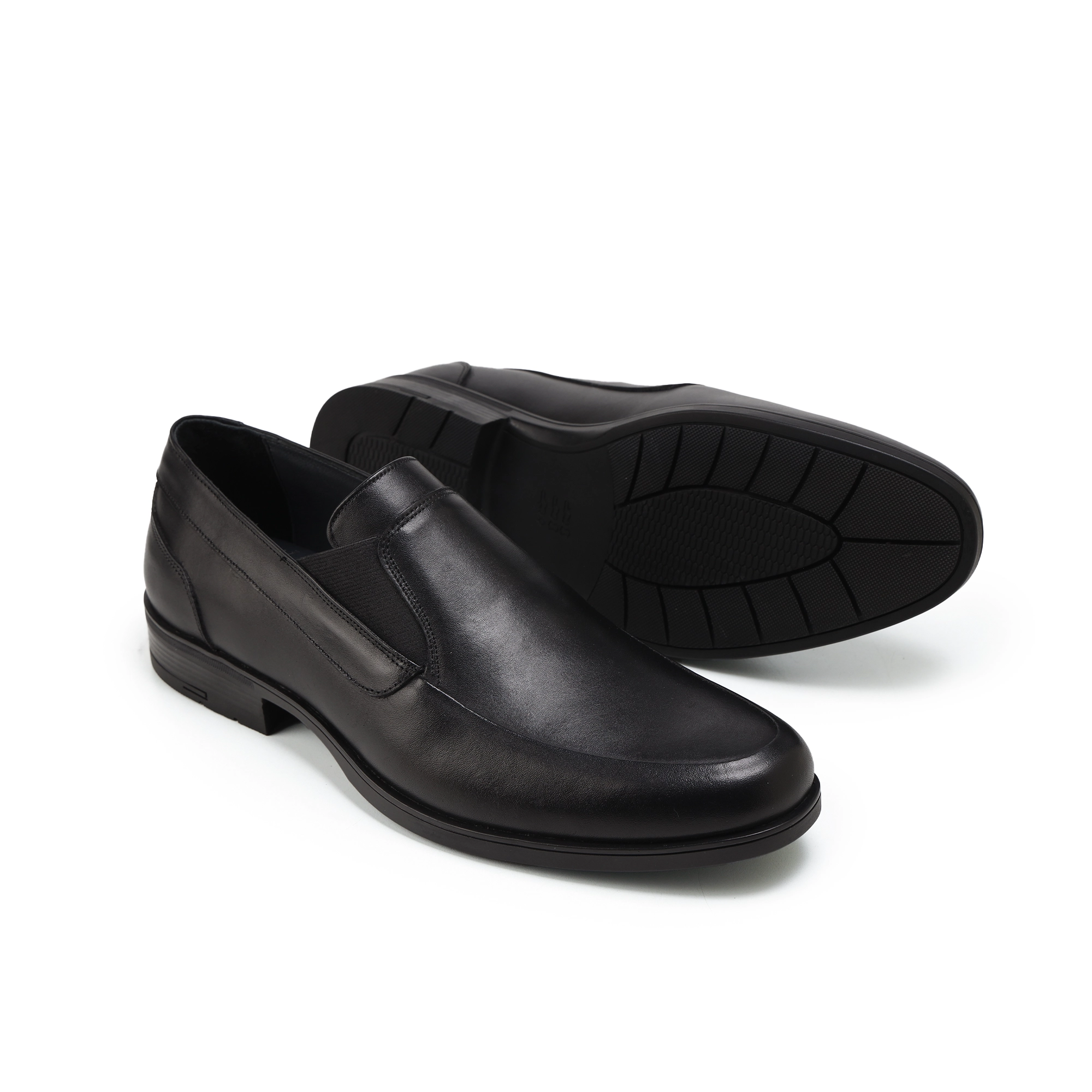 Adam’s Apron Venetian Loafer, Black, Code 040