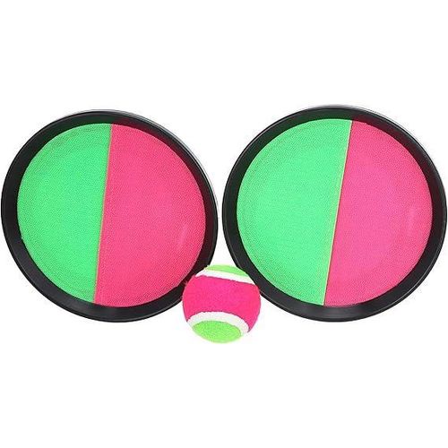 لعبة Catchball للرمي والالتقاط | طقم كرة لاصقة مع 2 مضرب | للأطفال والكبار