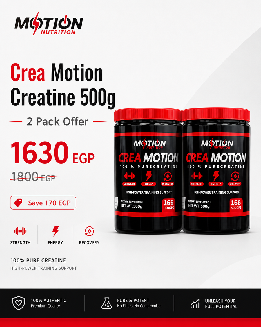     Crea Motion Creatine 500g – 2 Pack Offer