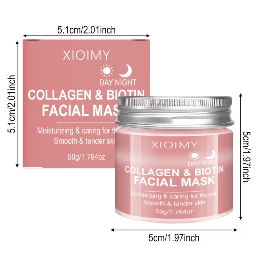 Xioimy, Collagen and Biotin Facial Mask Cream, 50 g