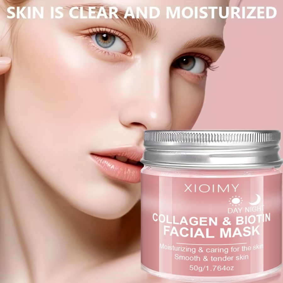 Xioimy, Collagen and Biotin Facial Mask Cream, 50 g
