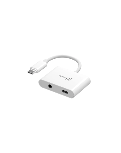 j5create JCA122 USB-C to 3.5mm Audio Adapter with PD