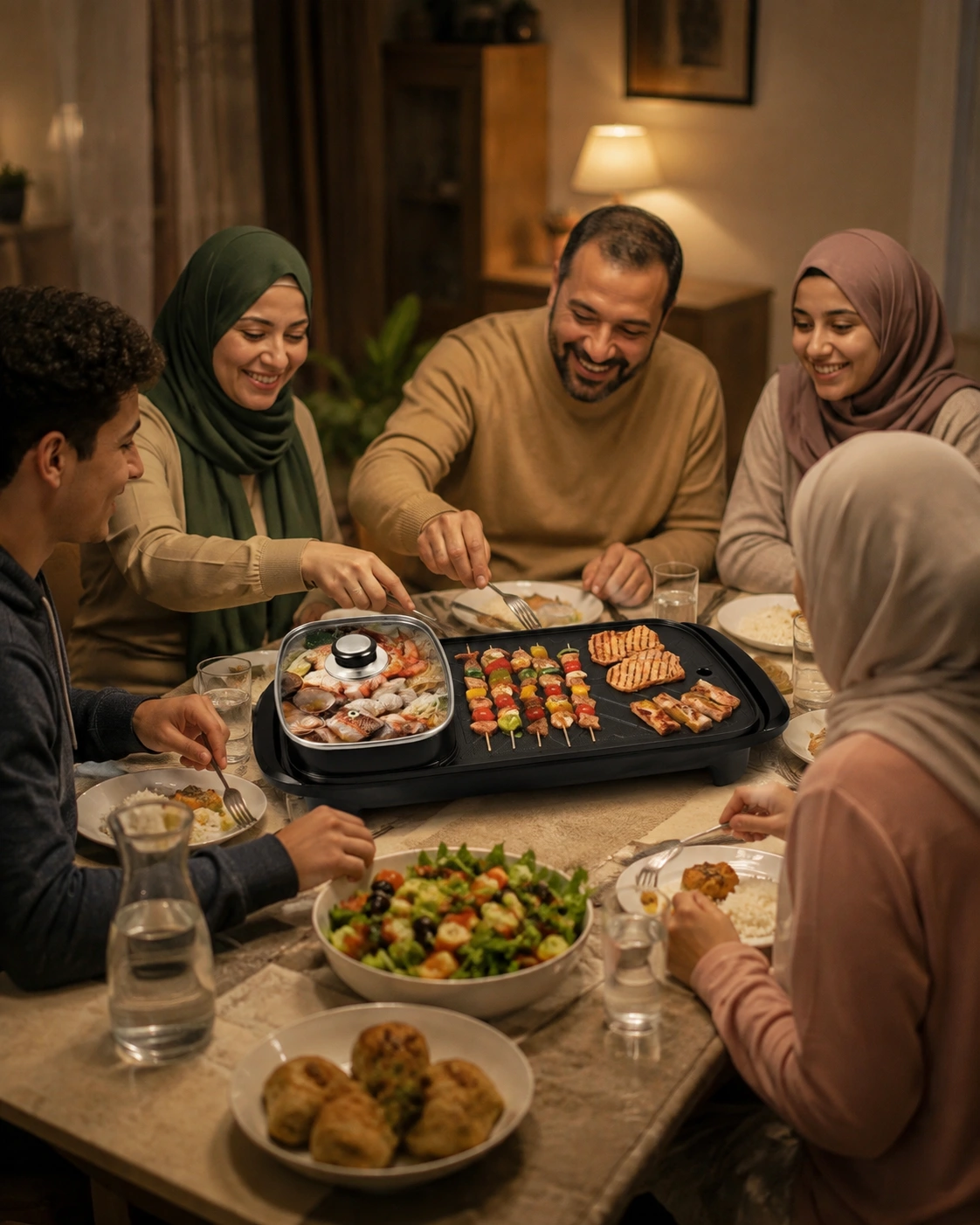 تفاصيل شواية وحلة السلق الكهربائية