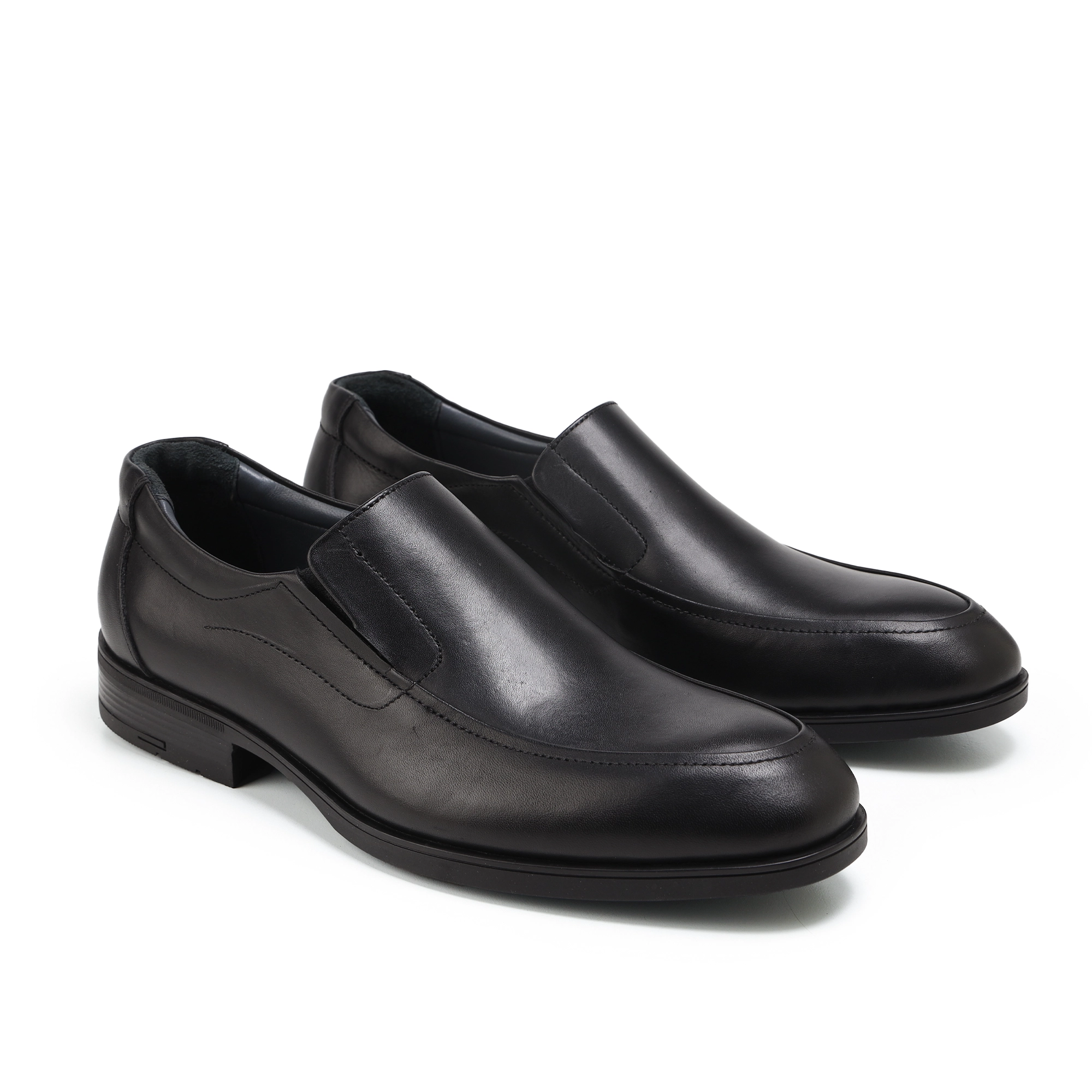 Adam’s Moc-Toe Venetian Loafer, Black, Code 208