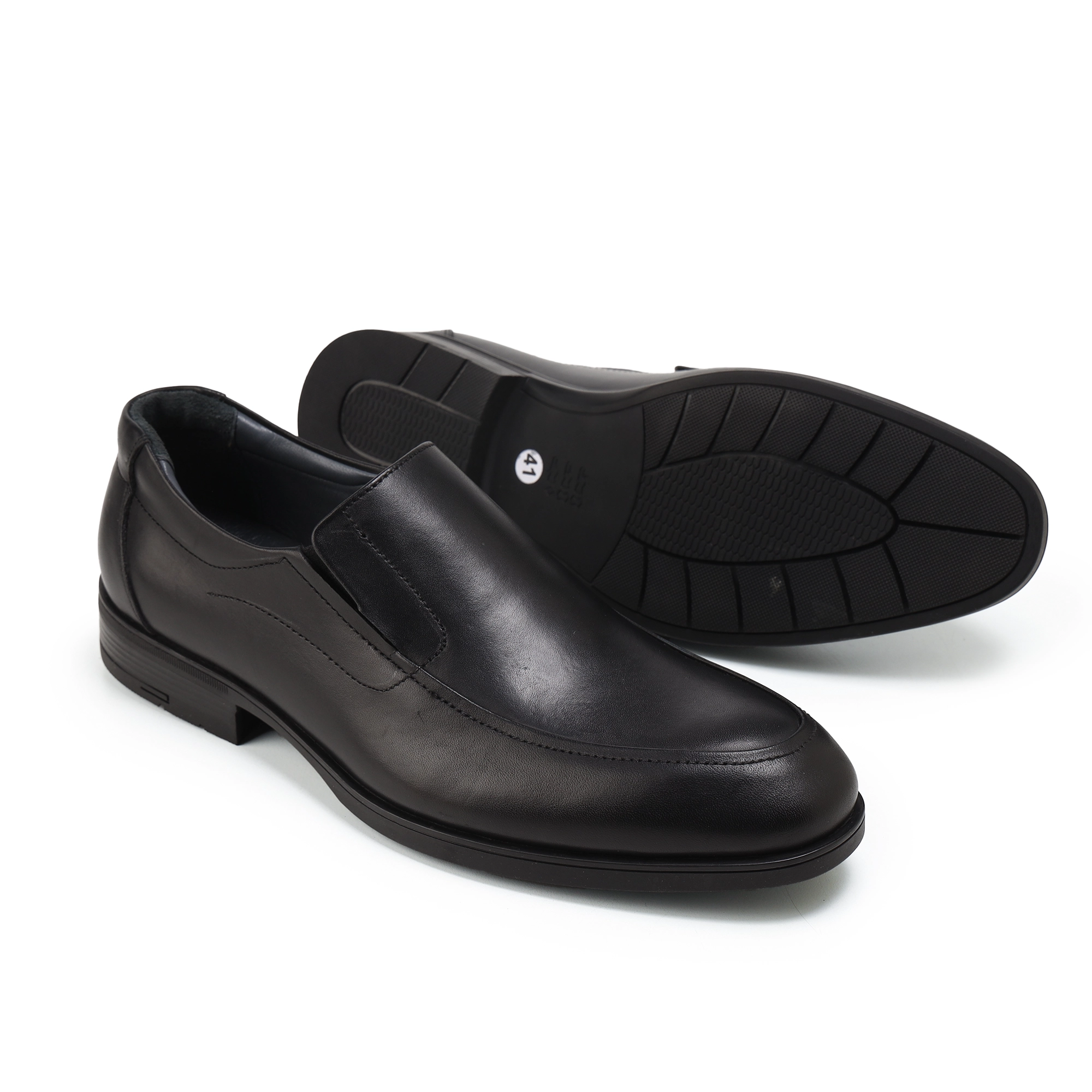 Adam’s Moc-Toe Venetian Loafer, Black, Code 208