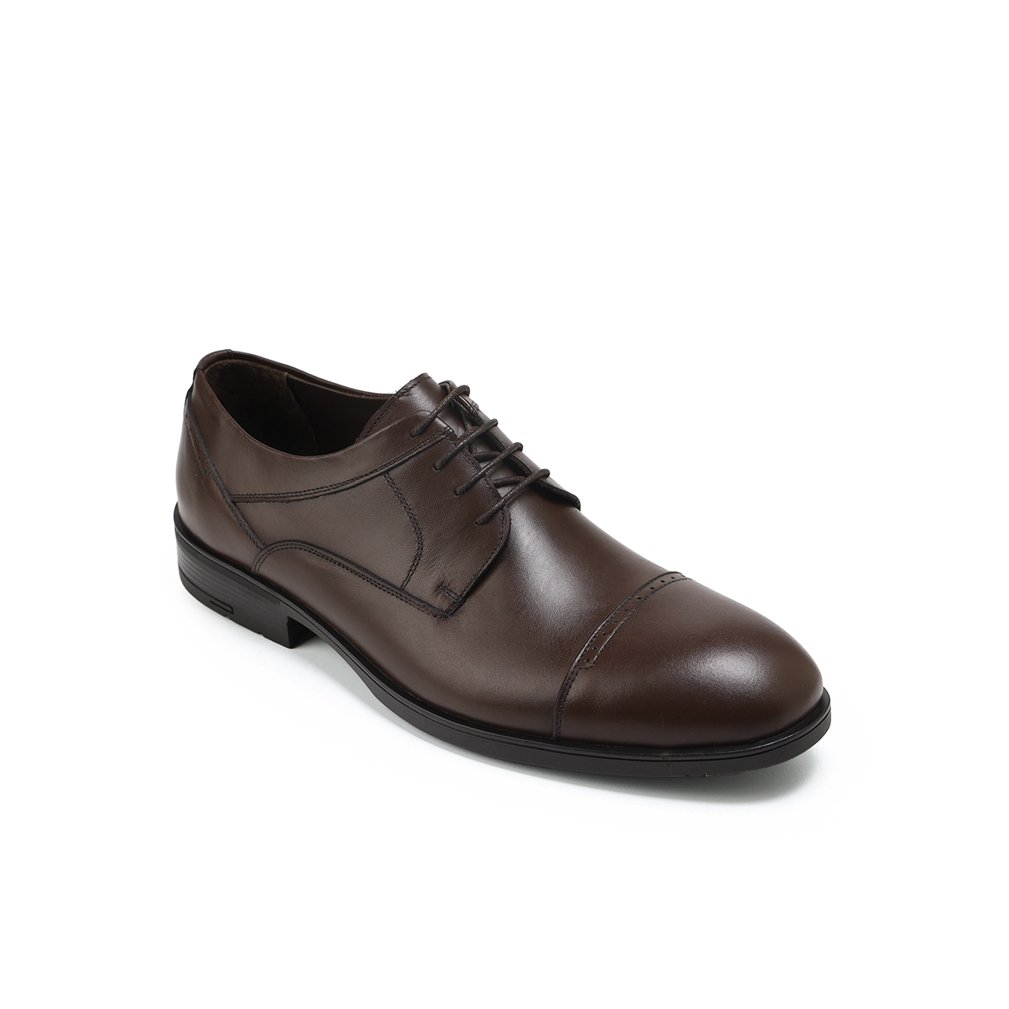 Adam’s Cap-Toe Brogue Derby, Brown, Code 660