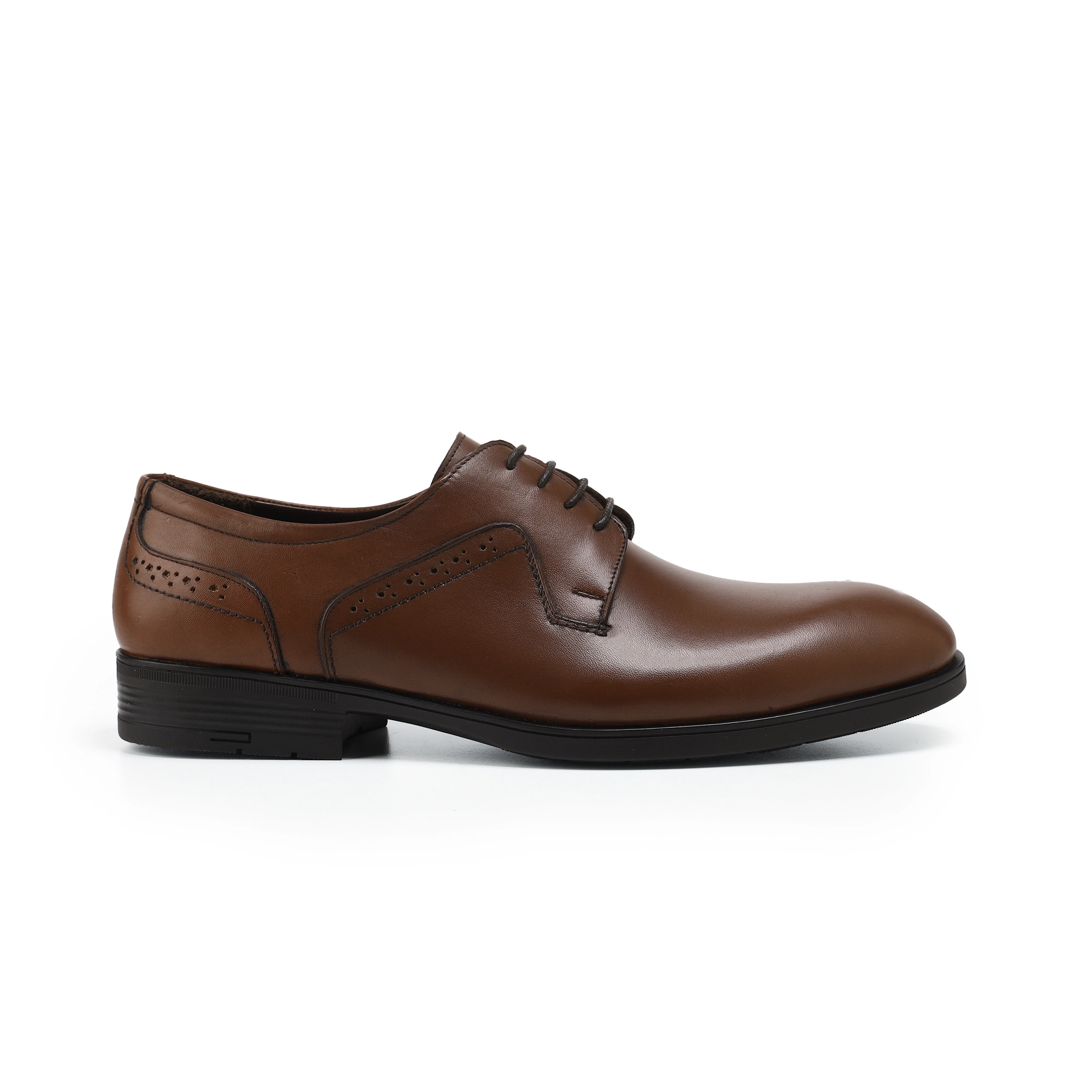 Adam’s Plain-Toe Brogue Derby, Havan, Code 650