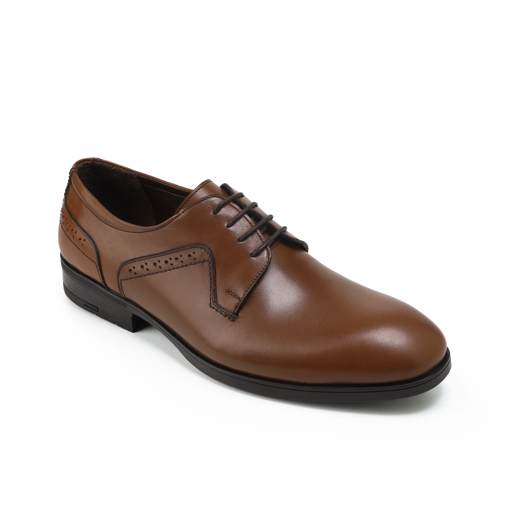 Adam’s Plain-Toe Brogue Derby, Havan, Code 650
