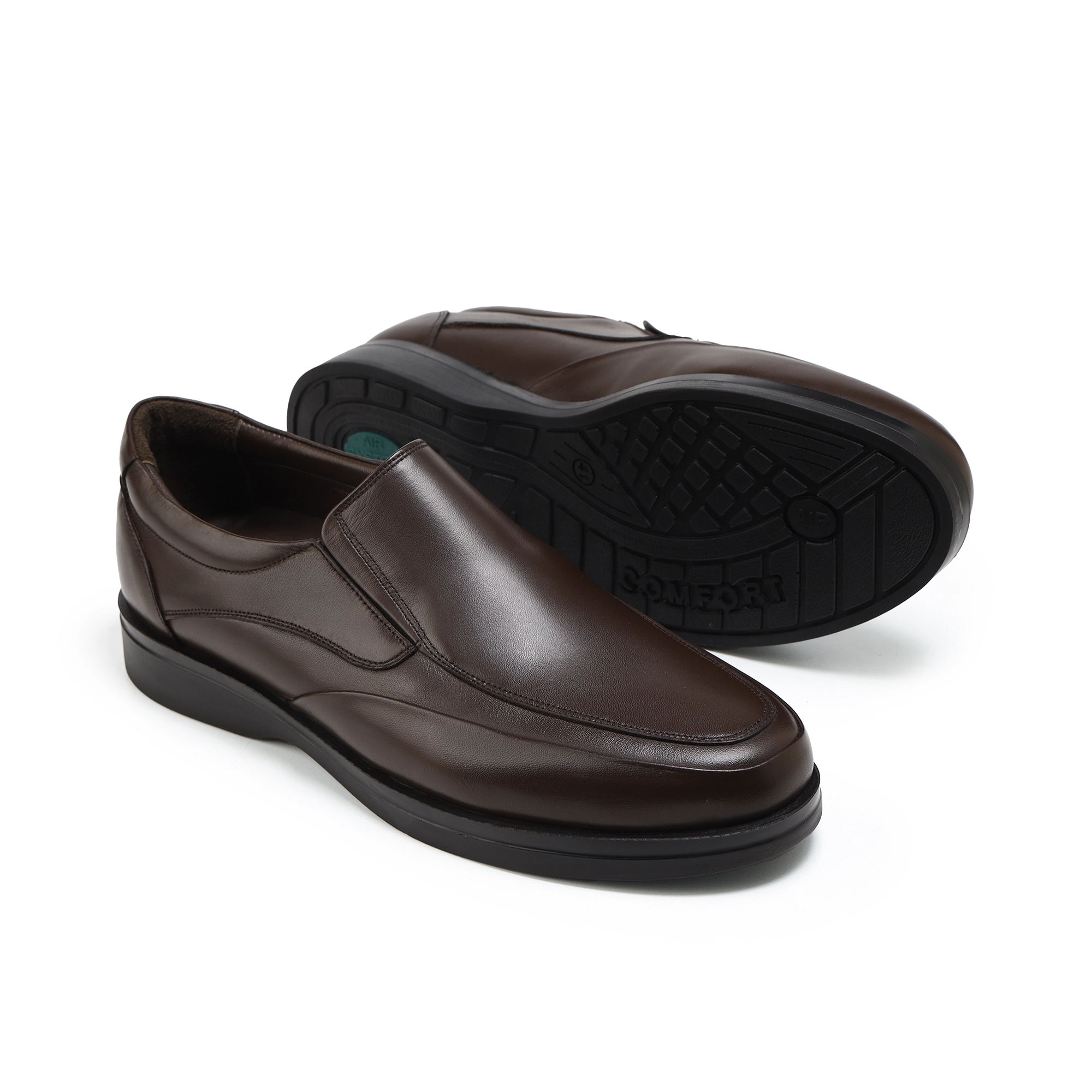 Adam’s Comfort Apron Slip-On, Brown, Code 800