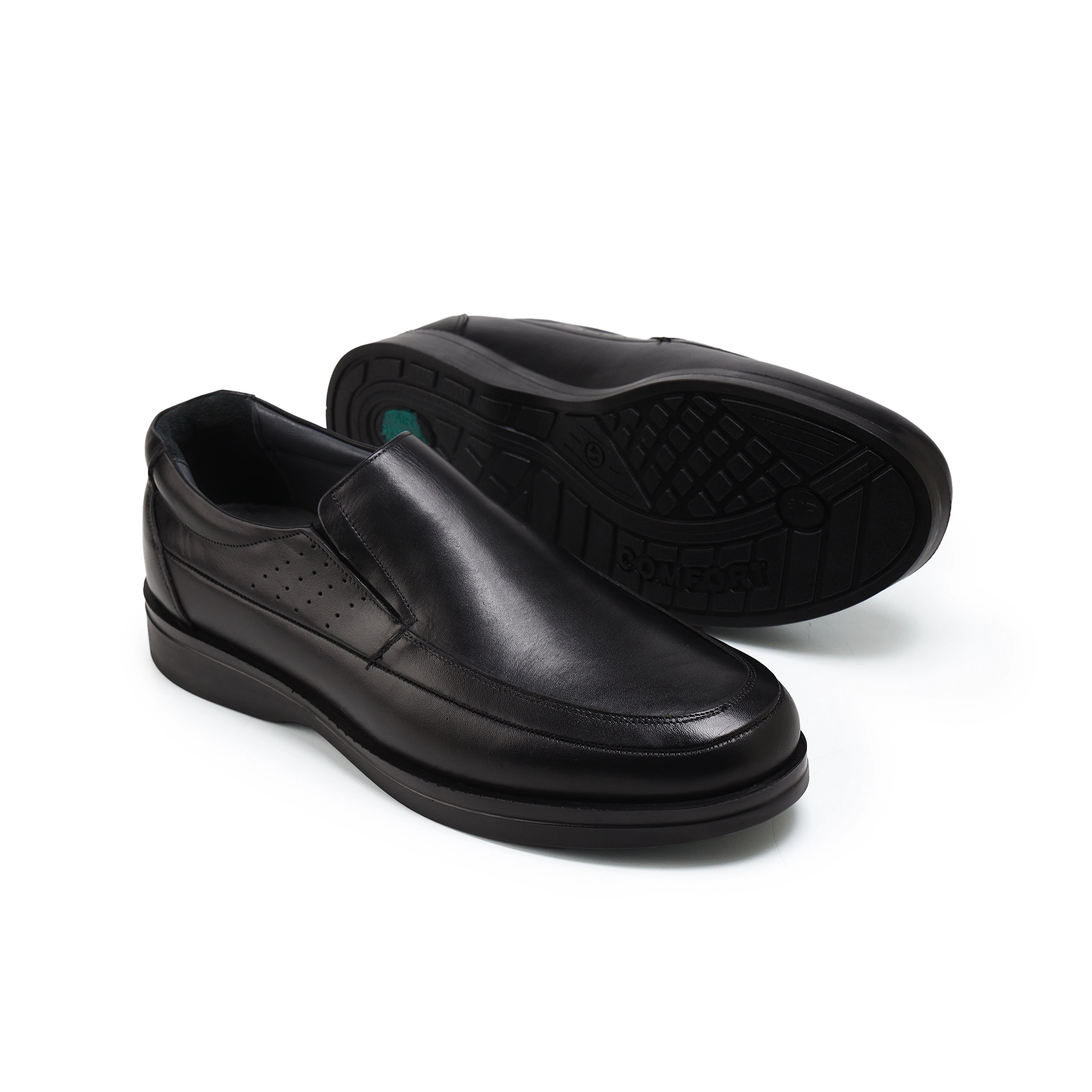 Adam’s Comfort Perforated Apron Slip-On, Black, Code 805