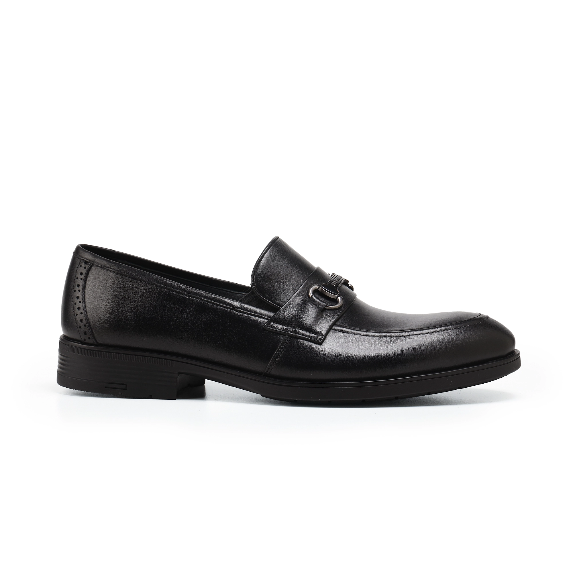 Adam’s Apron Bit Loafer, Black, Code 2001