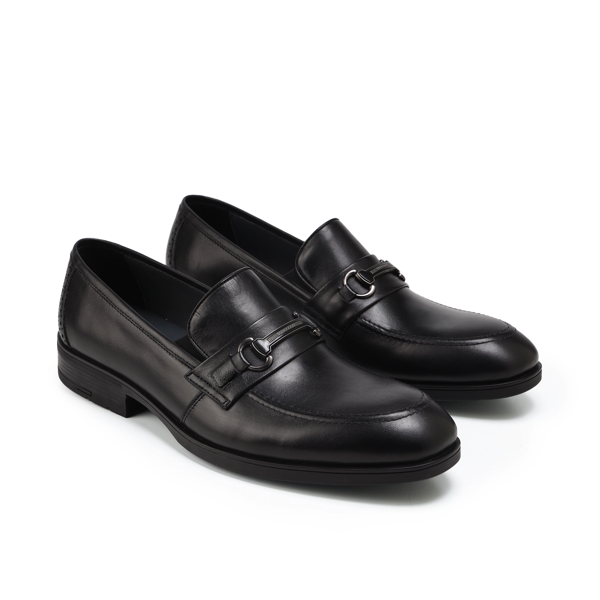 Adam’s Apron Bit Loafer, Black, Code 2001