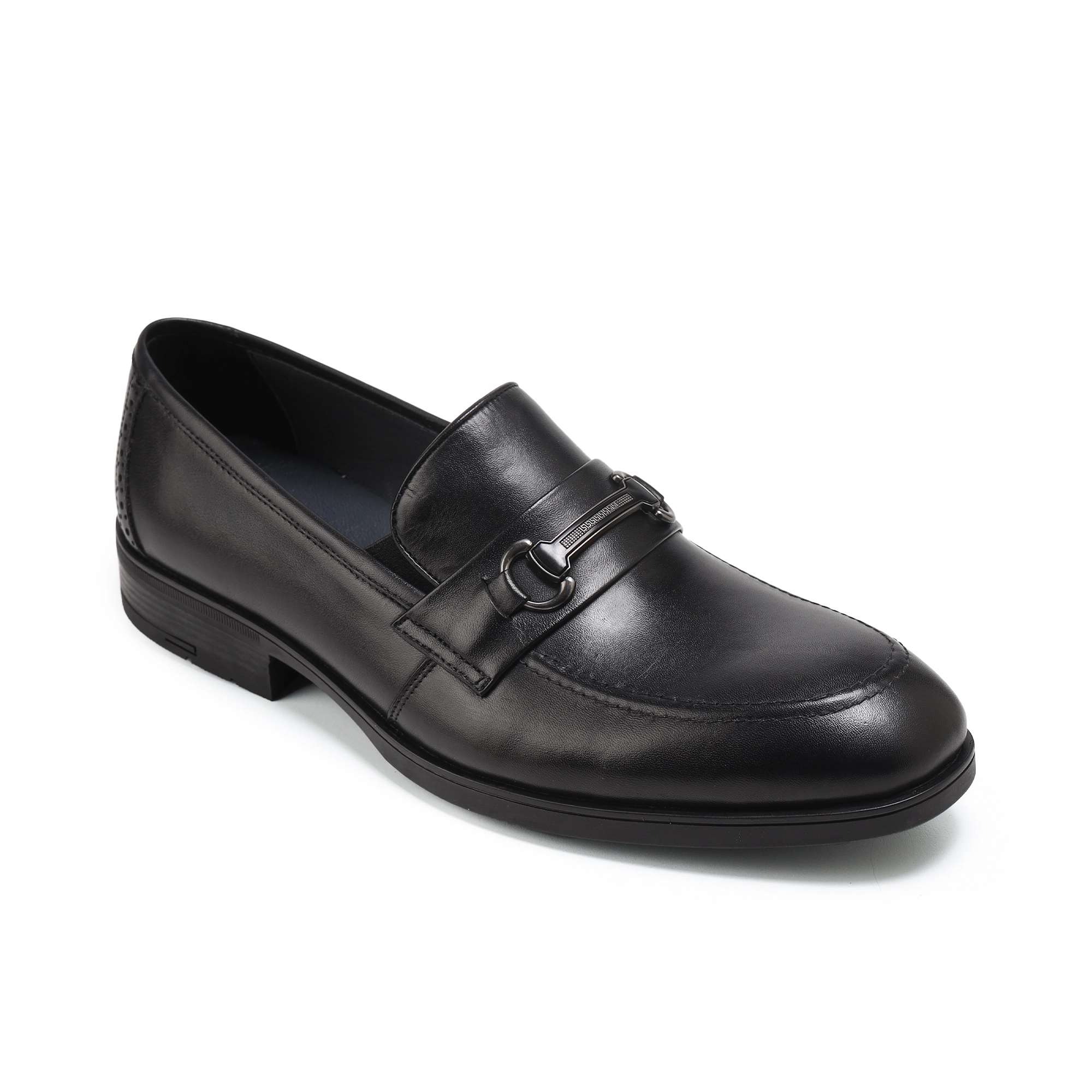 Adam’s Apron Bit Loafer, Black, Code 2001
